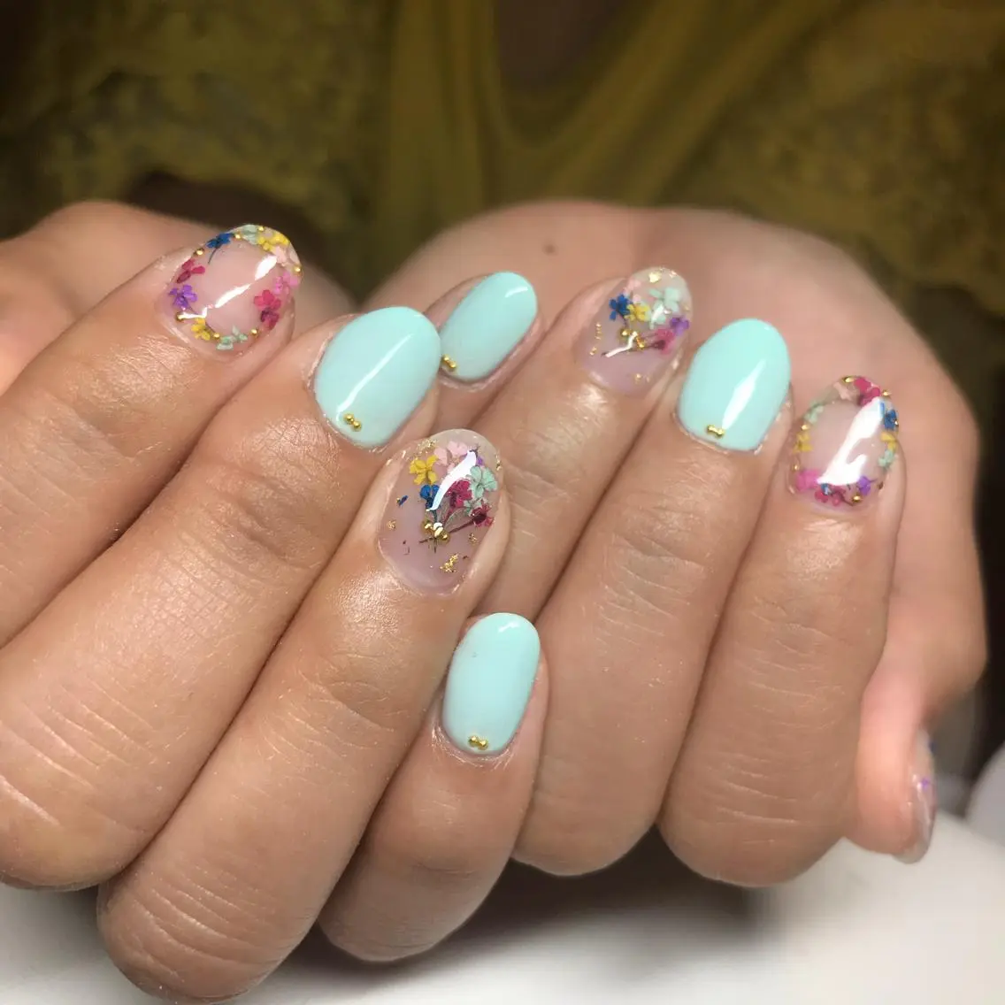 ネイル フラワーネイル Maggie staffのネイルデザイン