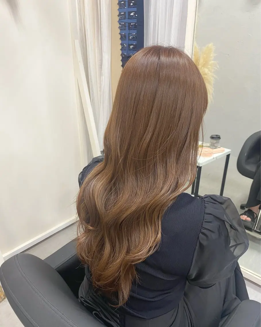 カラー ベージュカラー ブリーチ ブリーチなしカラー XELM高崎 🤍Kyokaのヘアスタイル
