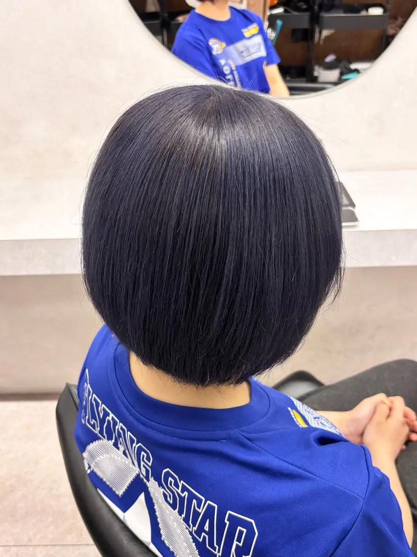 ショート カラー バイオレットカラー ボブ ヘアカラー 🔆ハイトーン 🔆AYAKAのヘアスタイル
