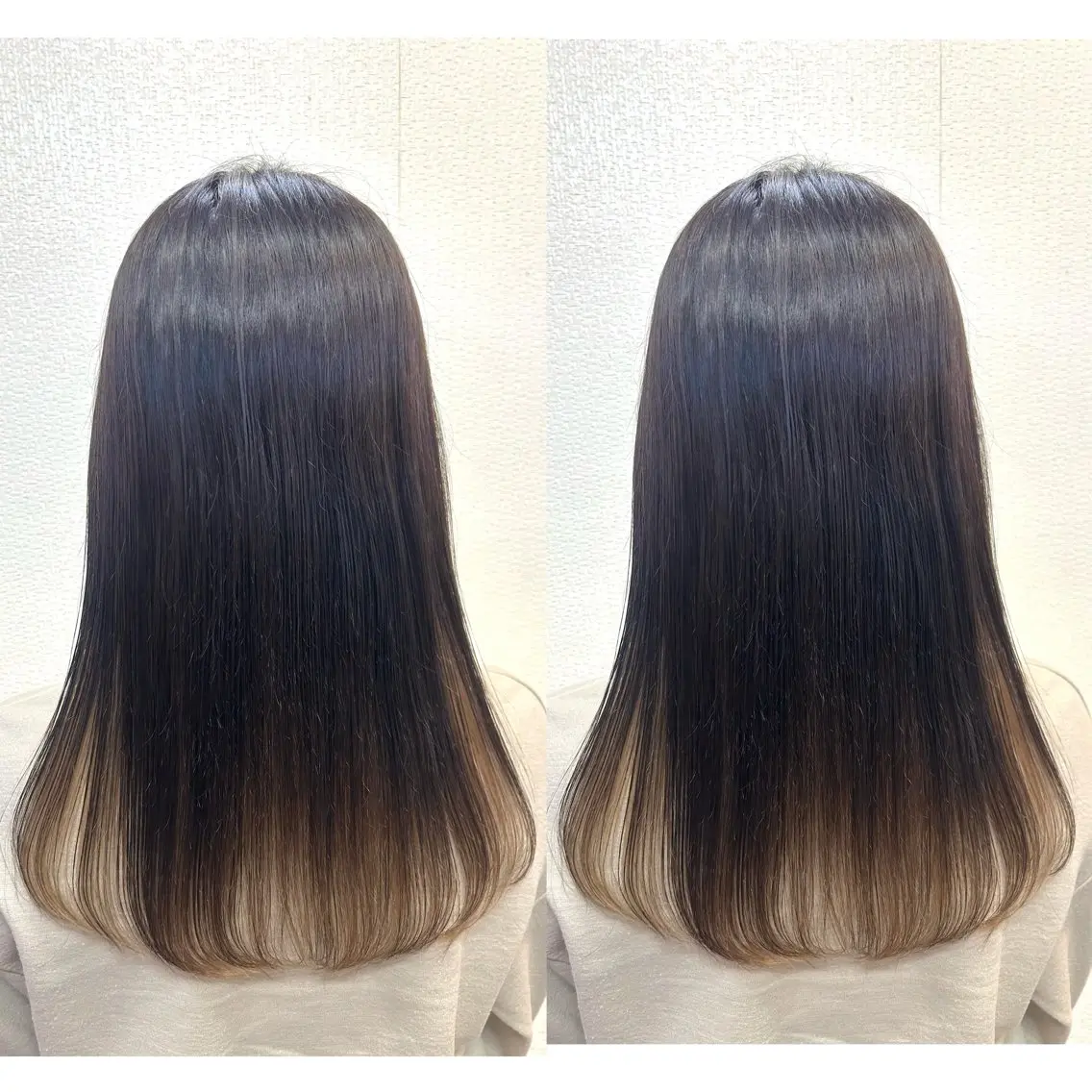 セミロング カット ヘアカラー 2ヵ月先までまとまる レイヤー🫧若葉🪞のヘアスタイル