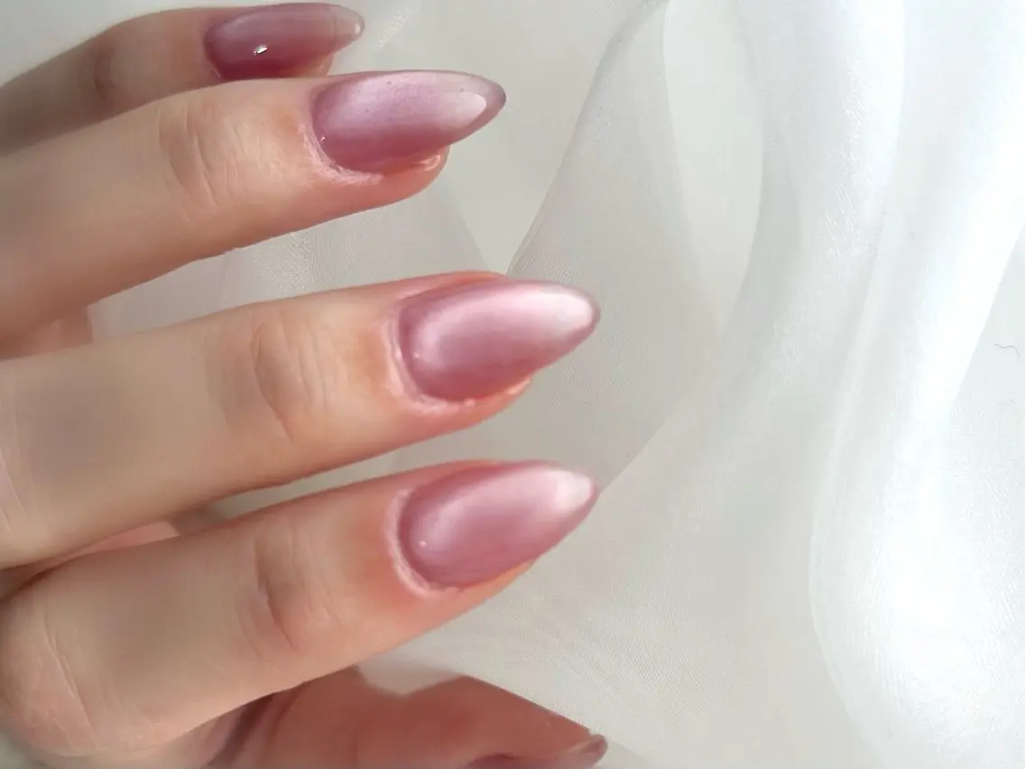 ネイル フラッシュネイル マグネットネイル ワンカラーネイル シンプルネイル ハンドネイル U.nail カワバタのネイルデザイン