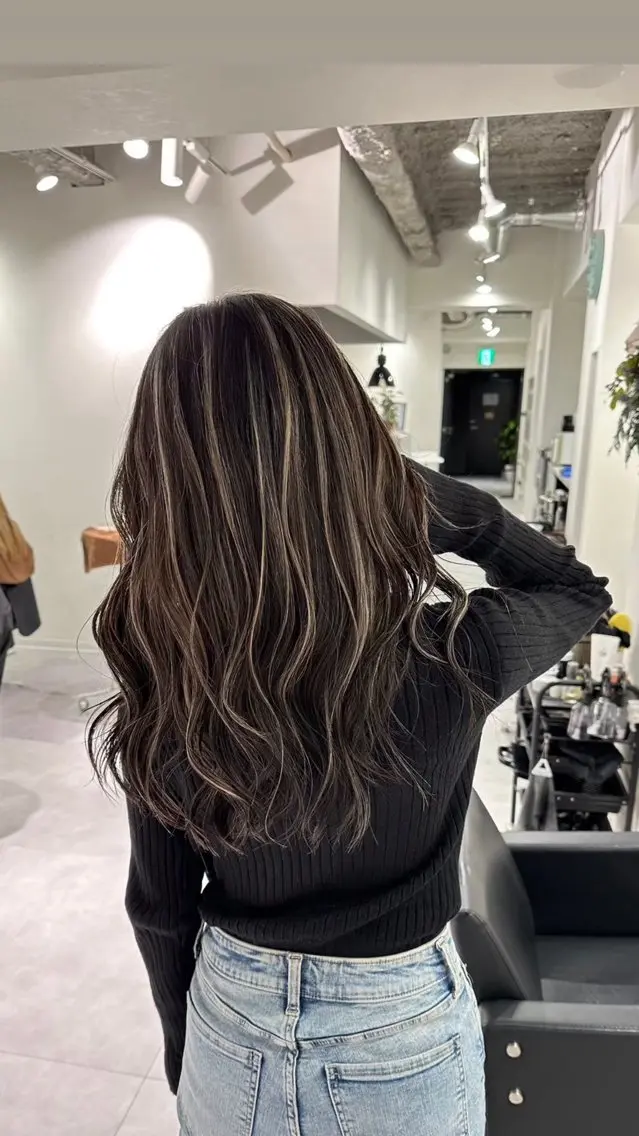 ロング カラー ハイライトカラー ハイライト yume🦋/ CIERA南船場のヘアスタイル