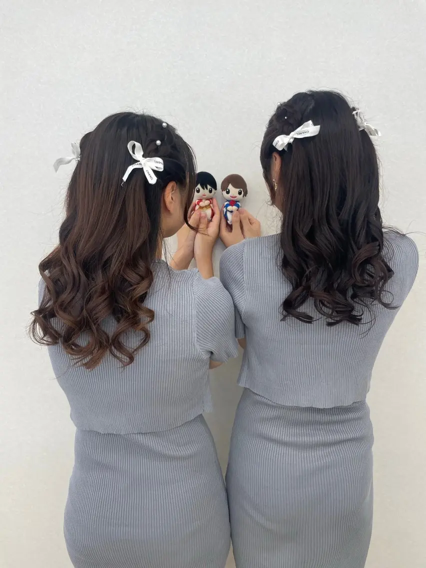 ロング ヘアアレンジ CARELLY Rukaのマツエク・マツパデザイン