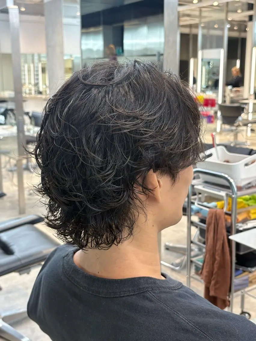 ミディアム パーマ カット パーマ 🌀パーマ特化🌀 たいき✨のヘアスタイル