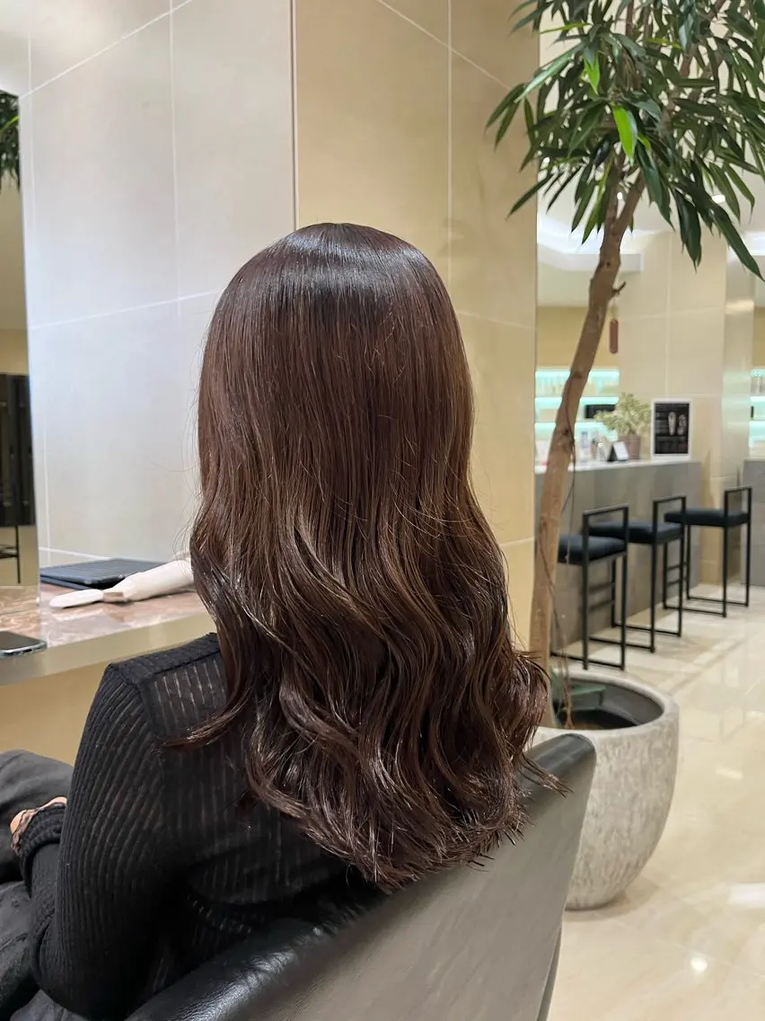 ロング カラー カット ヘアカラー パーマ 縮毛矯正 トリートメント 大坪 新之介のヘアスタイル