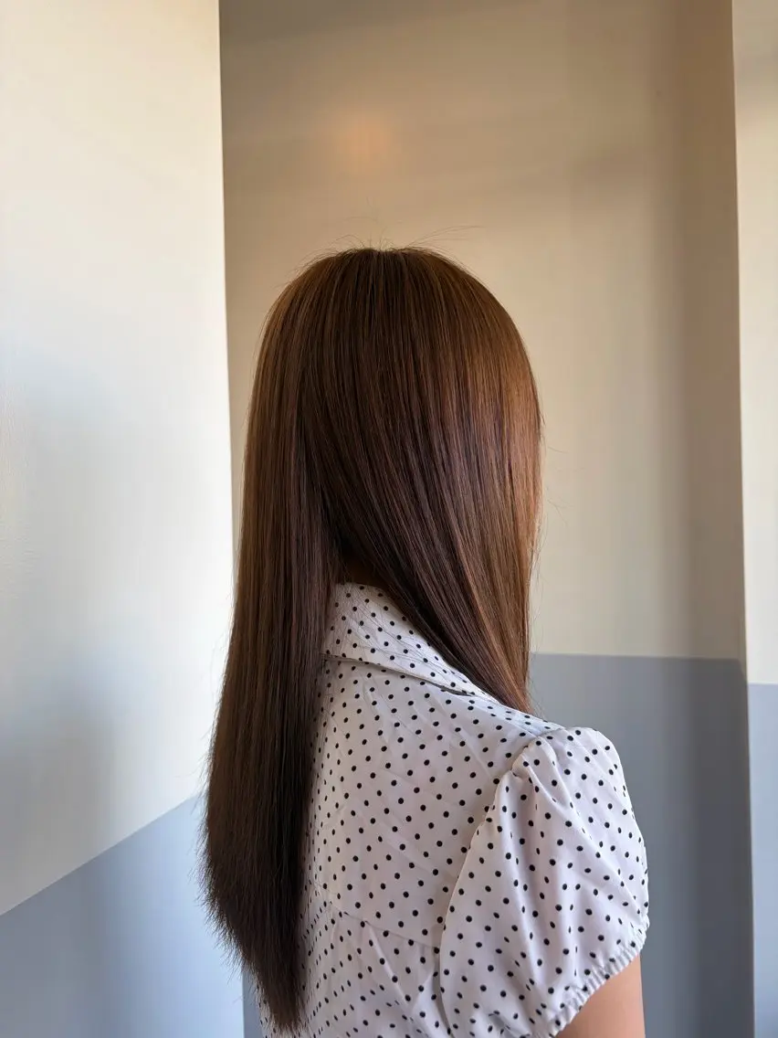 カラー ベージュカラー カラーモデル ワンカラー/じゅりのヘアスタイル