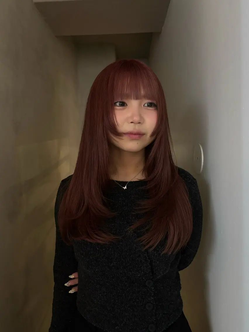 ロング maeda nonohaのヘアスタイル