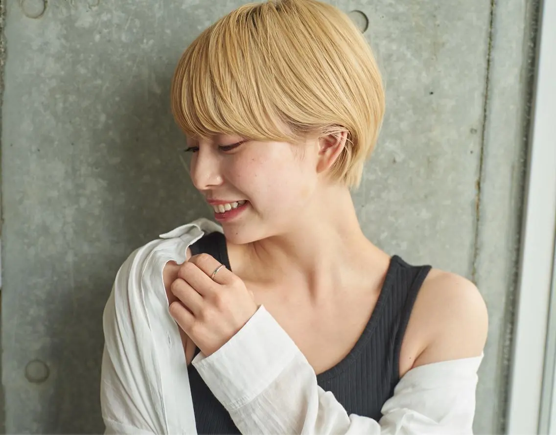 ショート カラー カット ヘアカラー トリートメント 🌈ショートの達人 HIROMU🌈のヘアスタイル