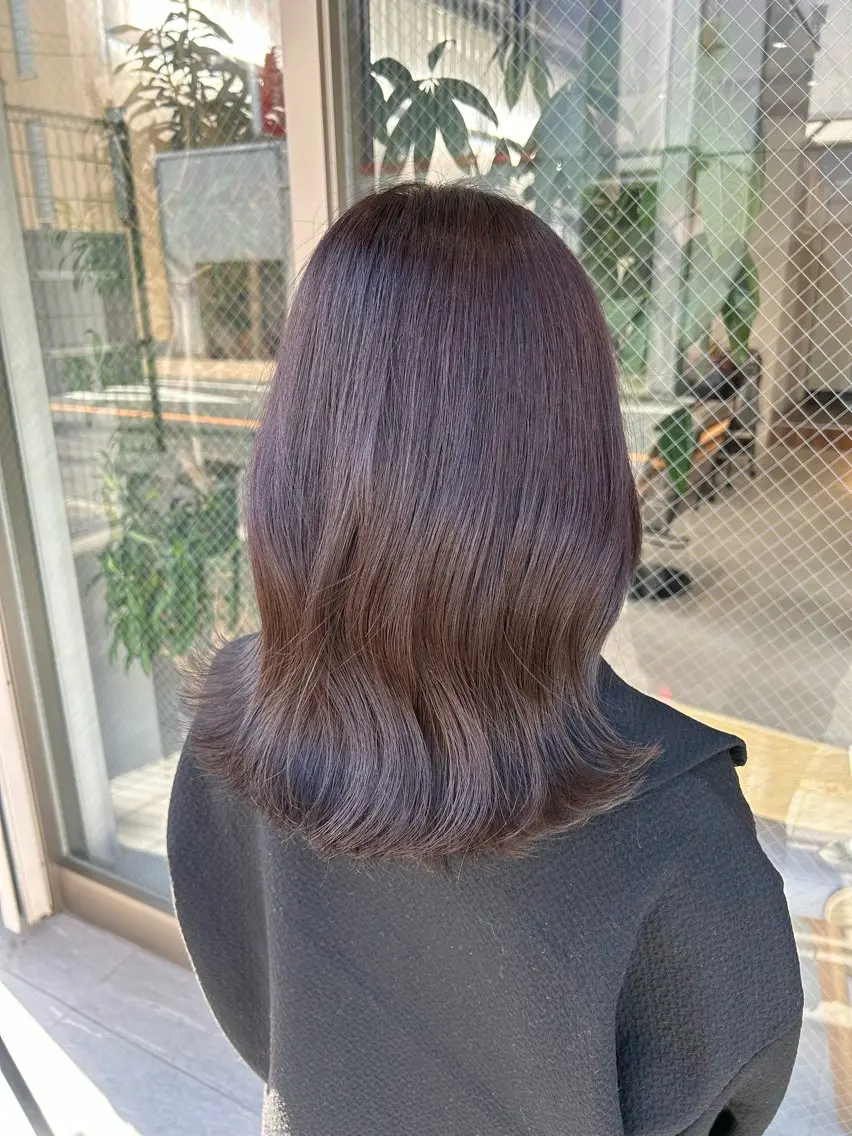 ミディアム カラー 🌷横浜/レイヤー /艶カラー🌷のヘアスタイル