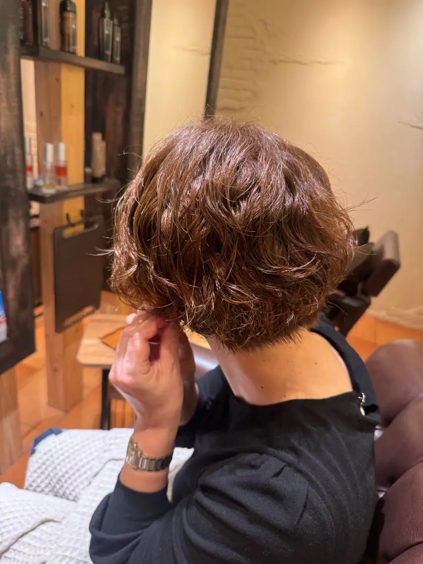 ショート カット パーマ SHO ✂︎のヘアスタイル