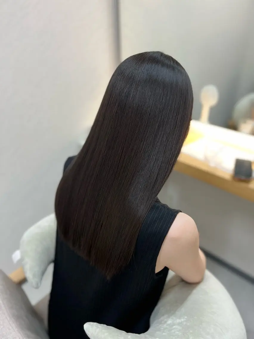 ロング 髪質改善 縮毛矯正 カット 縮毛矯正 トリートメント ECLART 町田　井口聖也のヘアスタイル