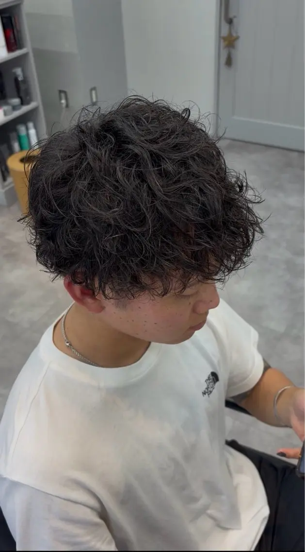 パーマ ヘアアレンジ メンズ カラー/ブリーチ モデル募集⭐️龍侑のヘアスタイル