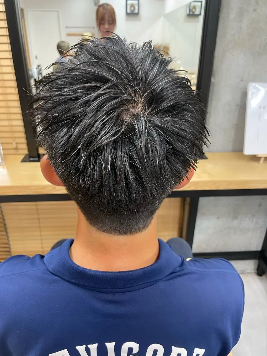 メンズ 刈り上げ カット パーマ ami Norl 国分寺のヘアスタイル