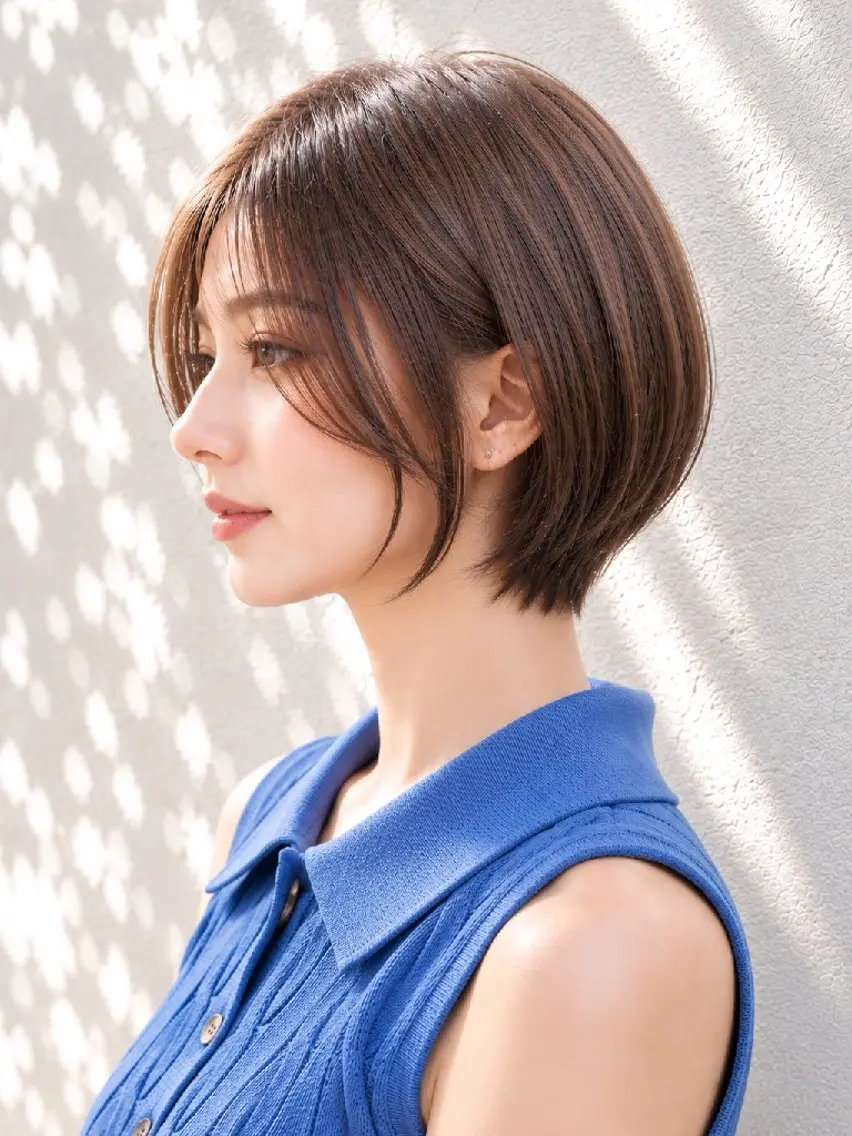 ショート カラー 丸みショート ショートヘア カット ヘアカラー トリートメント terra✂️川嶋 大輔のヘアスタイル