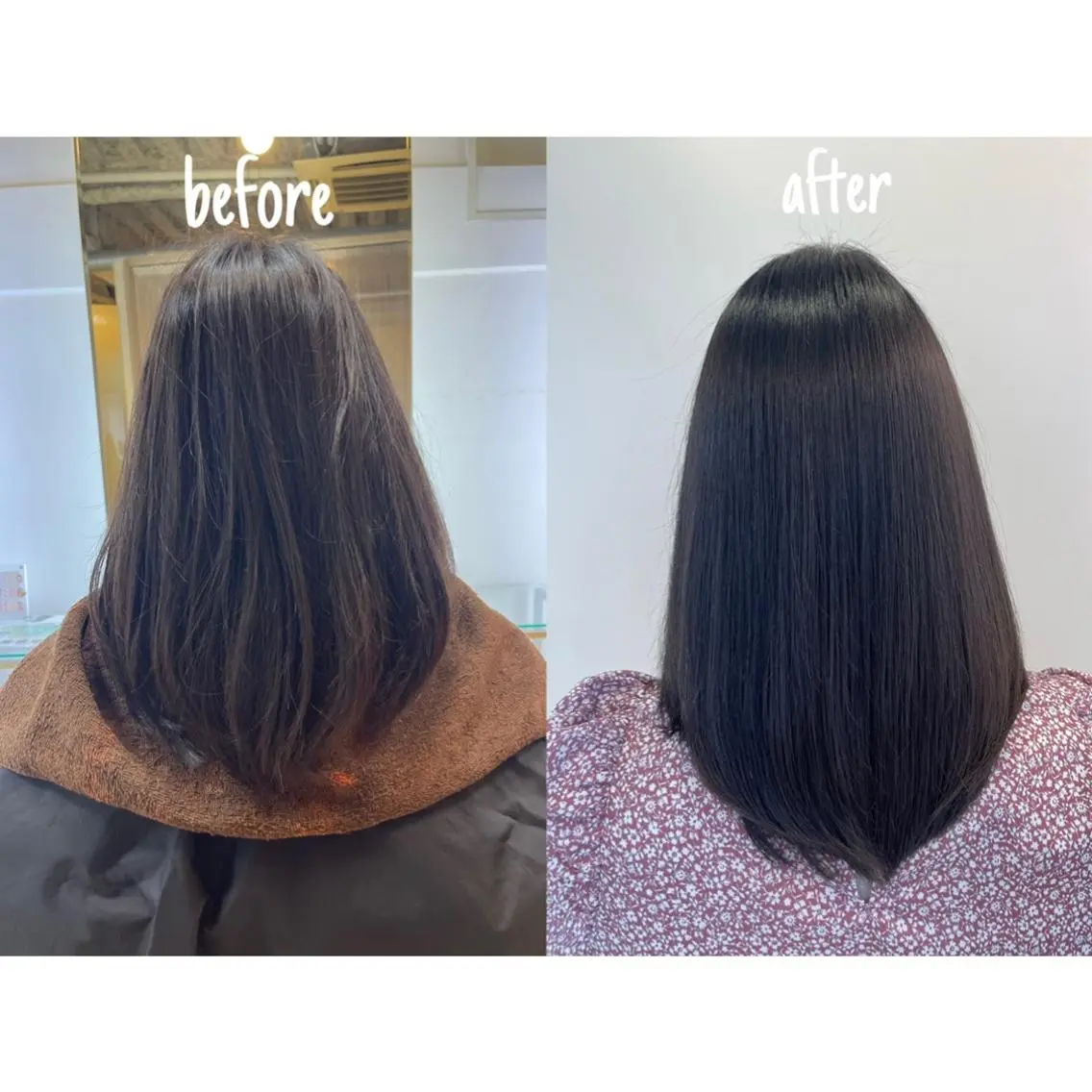 ミディアム パーマ 鶴﨑 美優亜のヘアスタイル