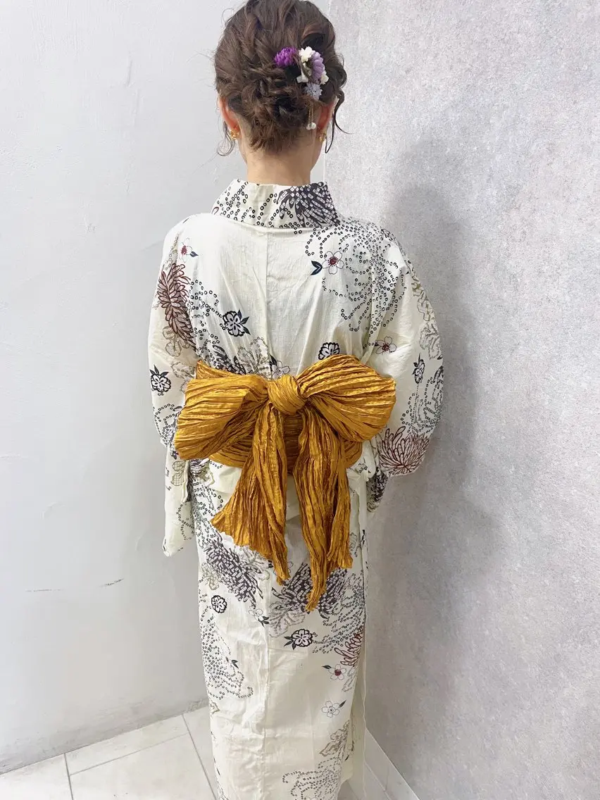 浴衣着付け➕ヘアセットの写真