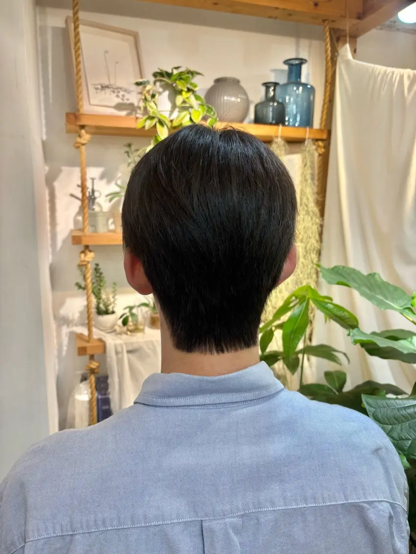 ショート メンズ カット パーマ カネコ ナナミのヘアスタイル