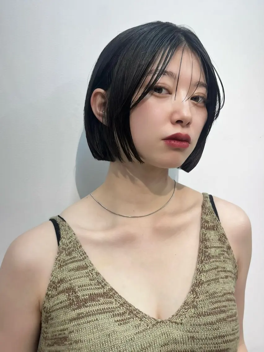 ショート ウルフ🦋顔まわり ❤︎ ͛MEIのヘアスタイル