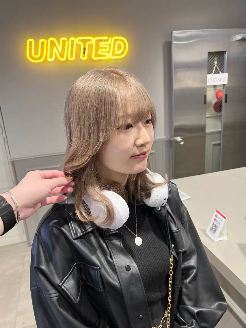 ミディアム カラー パーマ ヘアアレンジ メンズ 上品＆韓国風 🥀海心🥀のヘアスタイル