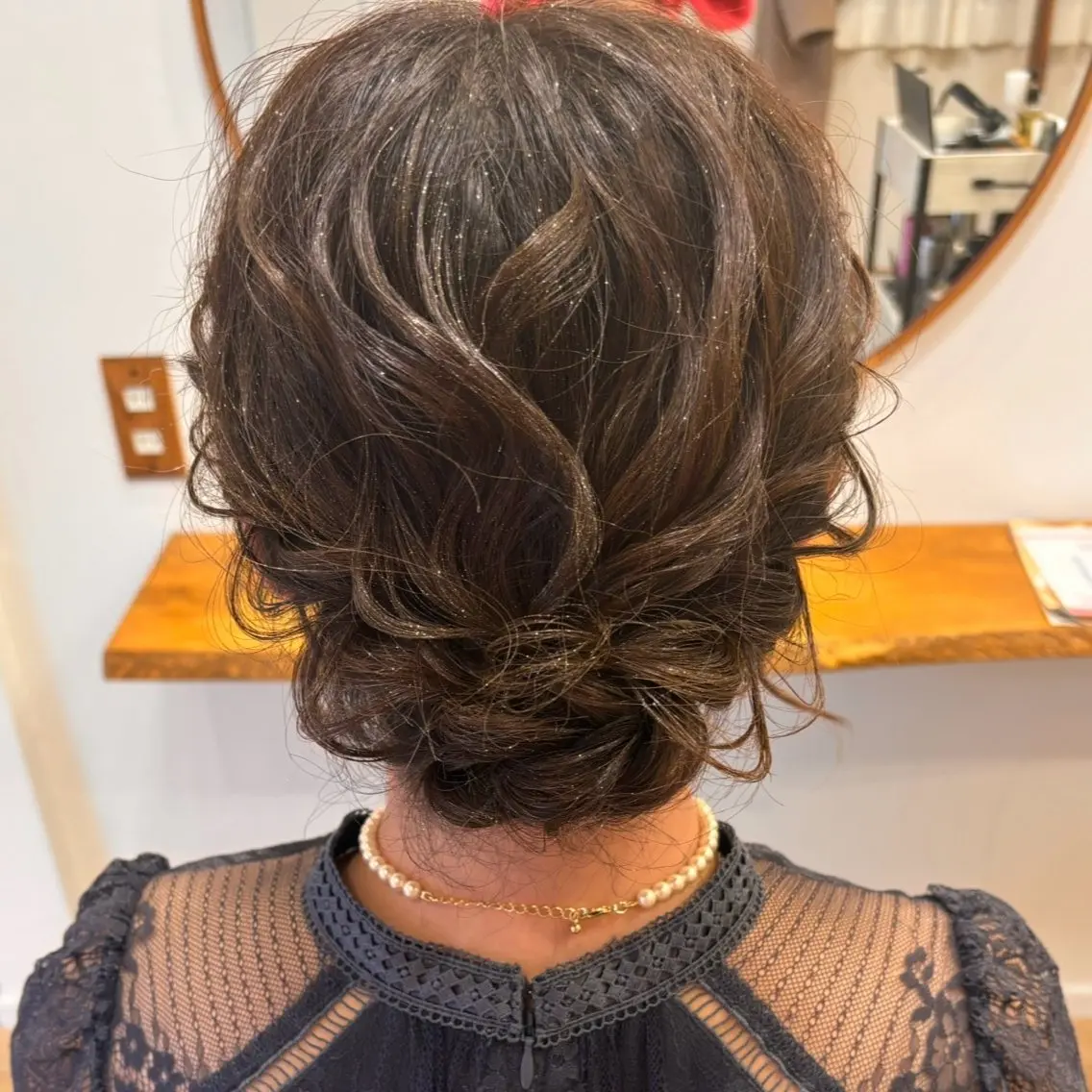 セミロング ヘアアレンジ ヘアセット ZAZA KANNA🌺のヘアスタイル