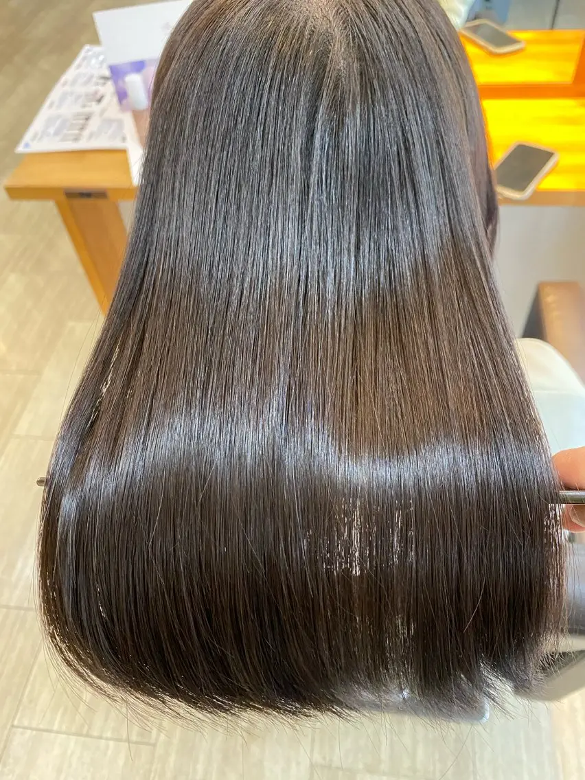 セミロング 和歌山髪質改善 那須優太のヘアスタイル