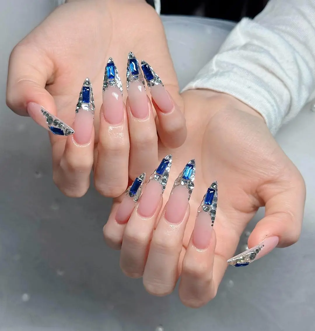 ネイル オーロラネイル チークネイル フットネイル ジェルネイル 韓国ネイル ハンドネイル Sakura h.babynailのネイルデザイン