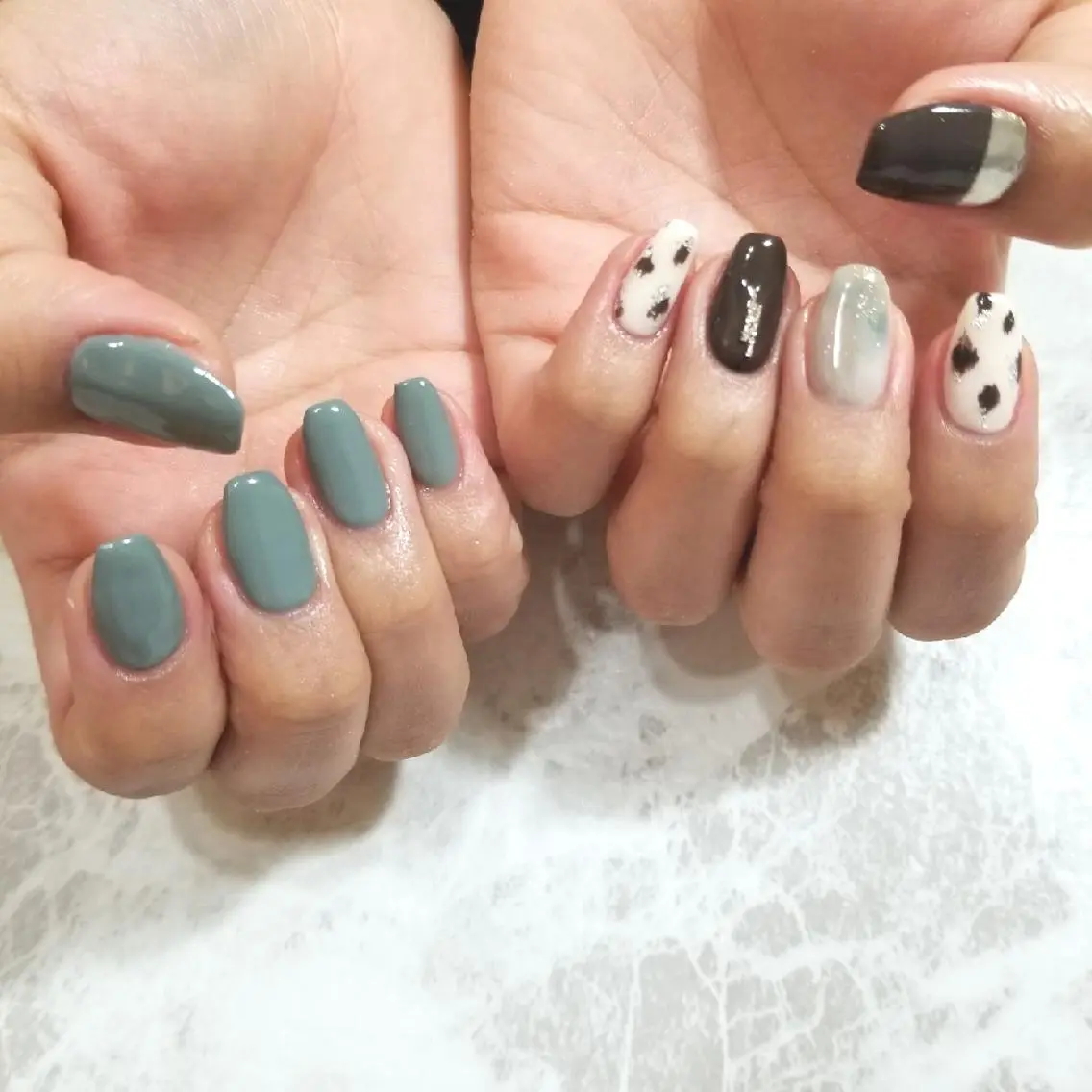 ネイル ハンドネイル nijiiro🌈 サトウのネイルデザイン