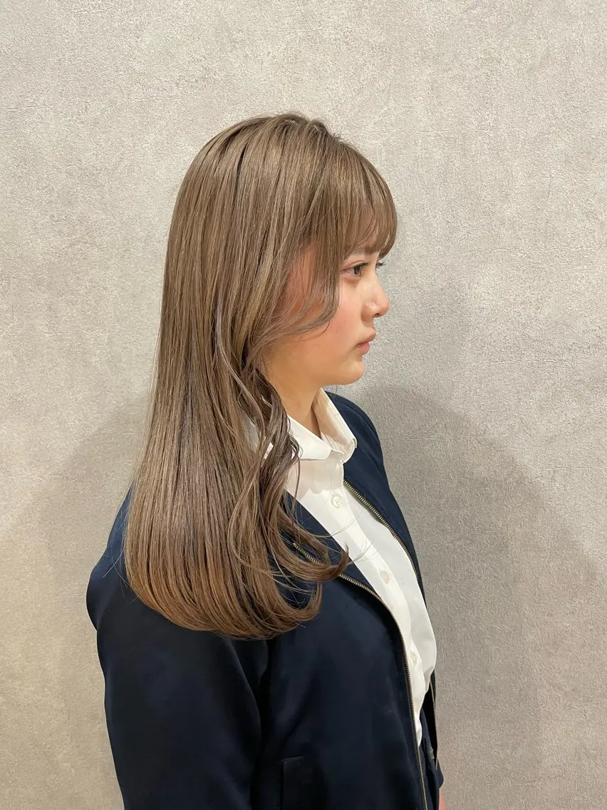 ロング カラー ERINA🐸垢抜け ミディアム/レイヤーのヘアスタイル