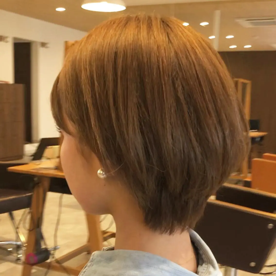 ショート カラー 似合わせカット 米山 珠那のヘアスタイル