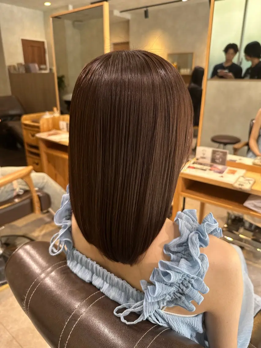 ミディアム カラー 🦋艶モテカラー/ヘ アセット🦋YURIのヘアスタイル