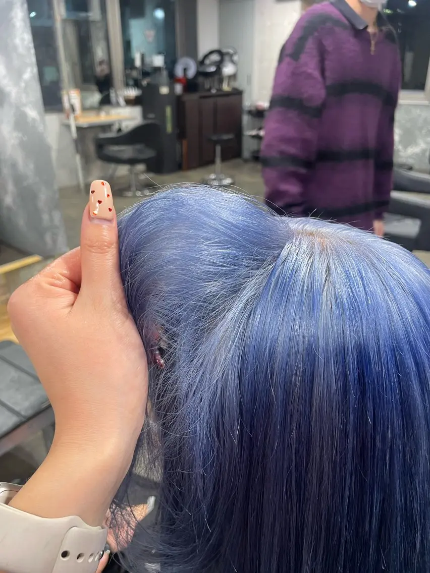 ショート カラー ヘアカラー ハイトーン 横浜💞ミオのヘアスタイル