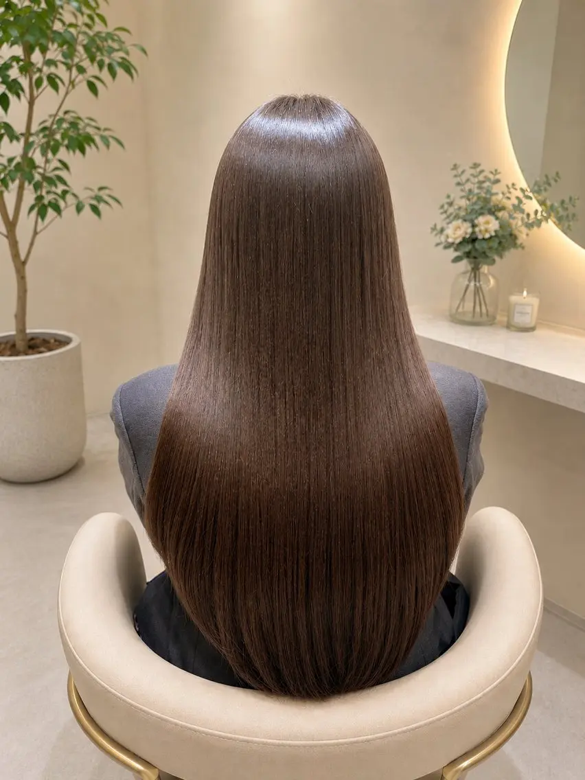 ロング カラー カット ヘアカラー トリートメント 名古屋/髪質改善/ 透明感SHIZUKAのヘアスタイル