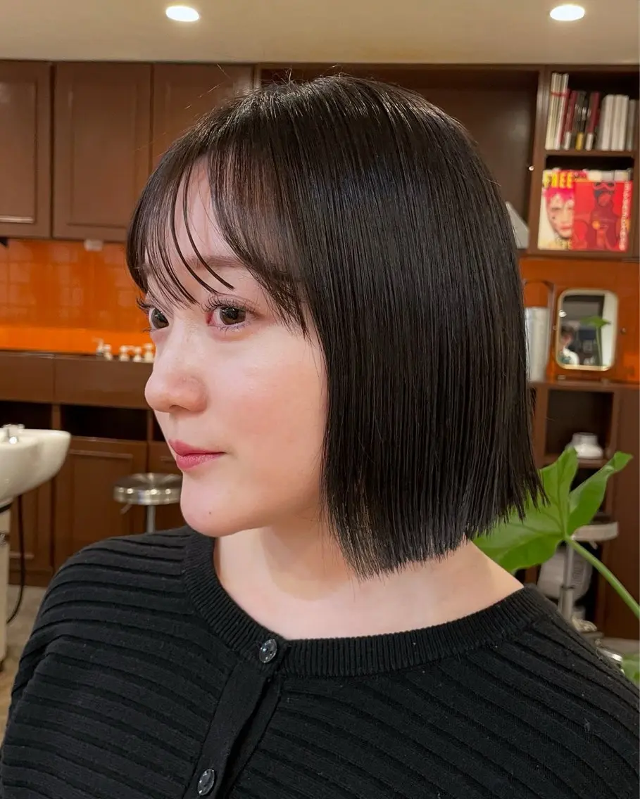 ショート ボブ 久我 彩音のヘアスタイル