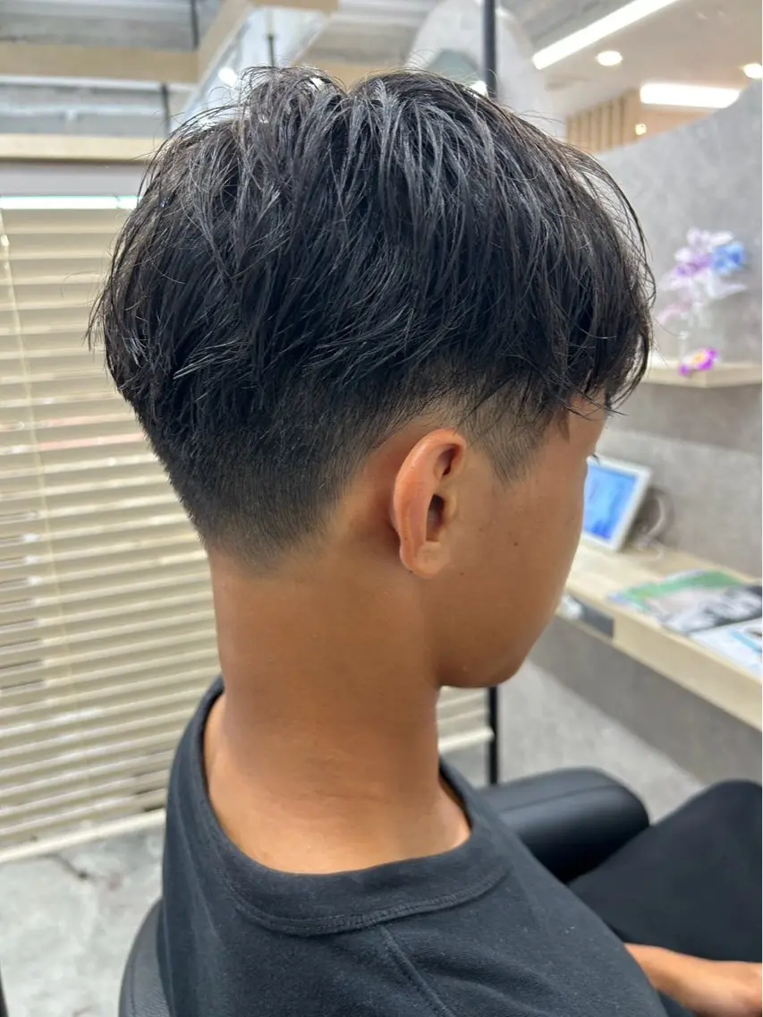 ショート メンズ マッシュ 刈り上げ カット ヘッドスパ メンズカット/パ ーマ/スズキショウタのヘアスタイル
