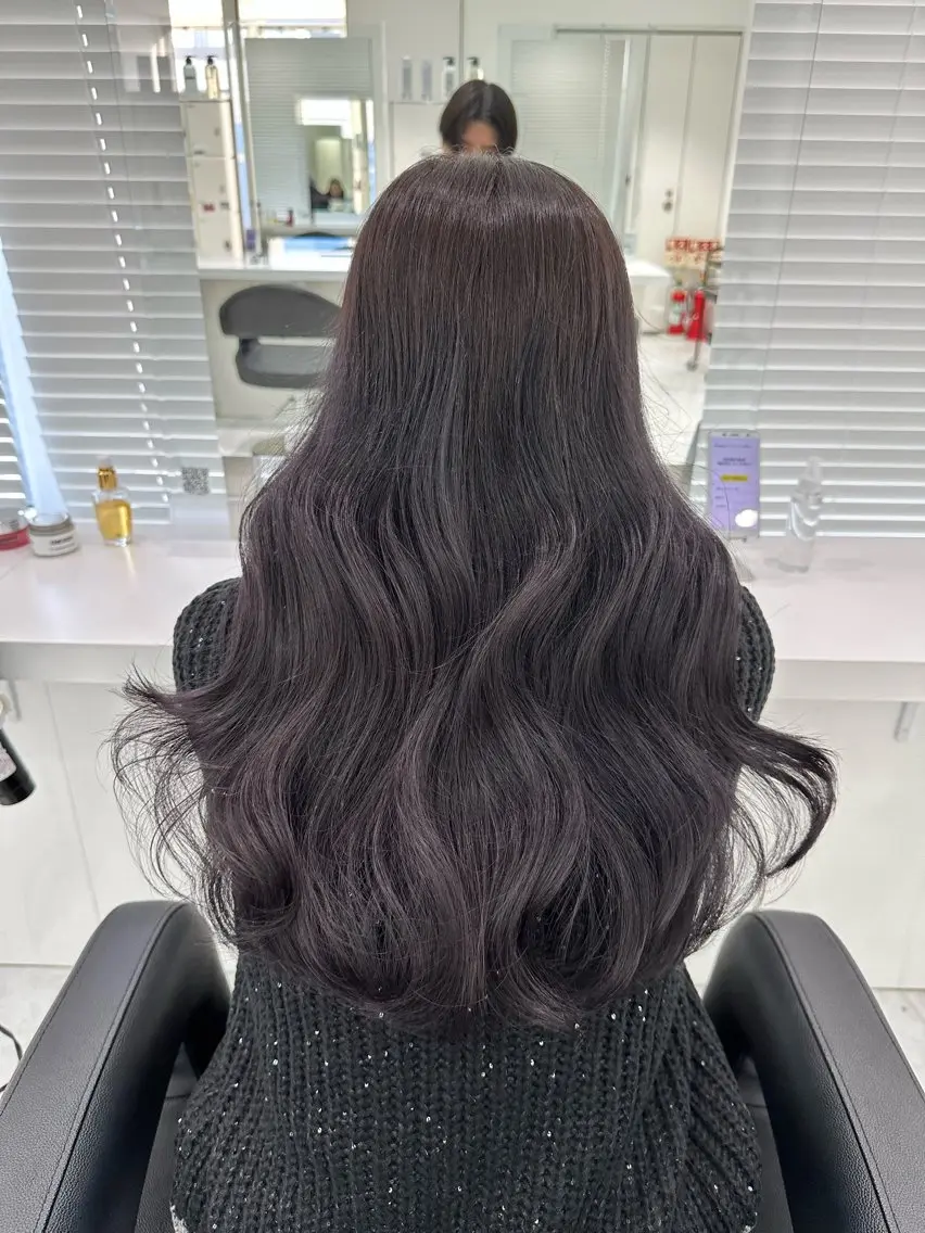 セミロング カラー ヘアカラー ♡上品韓国髪♡ブラ ウン/SAYATOのヘアスタイル