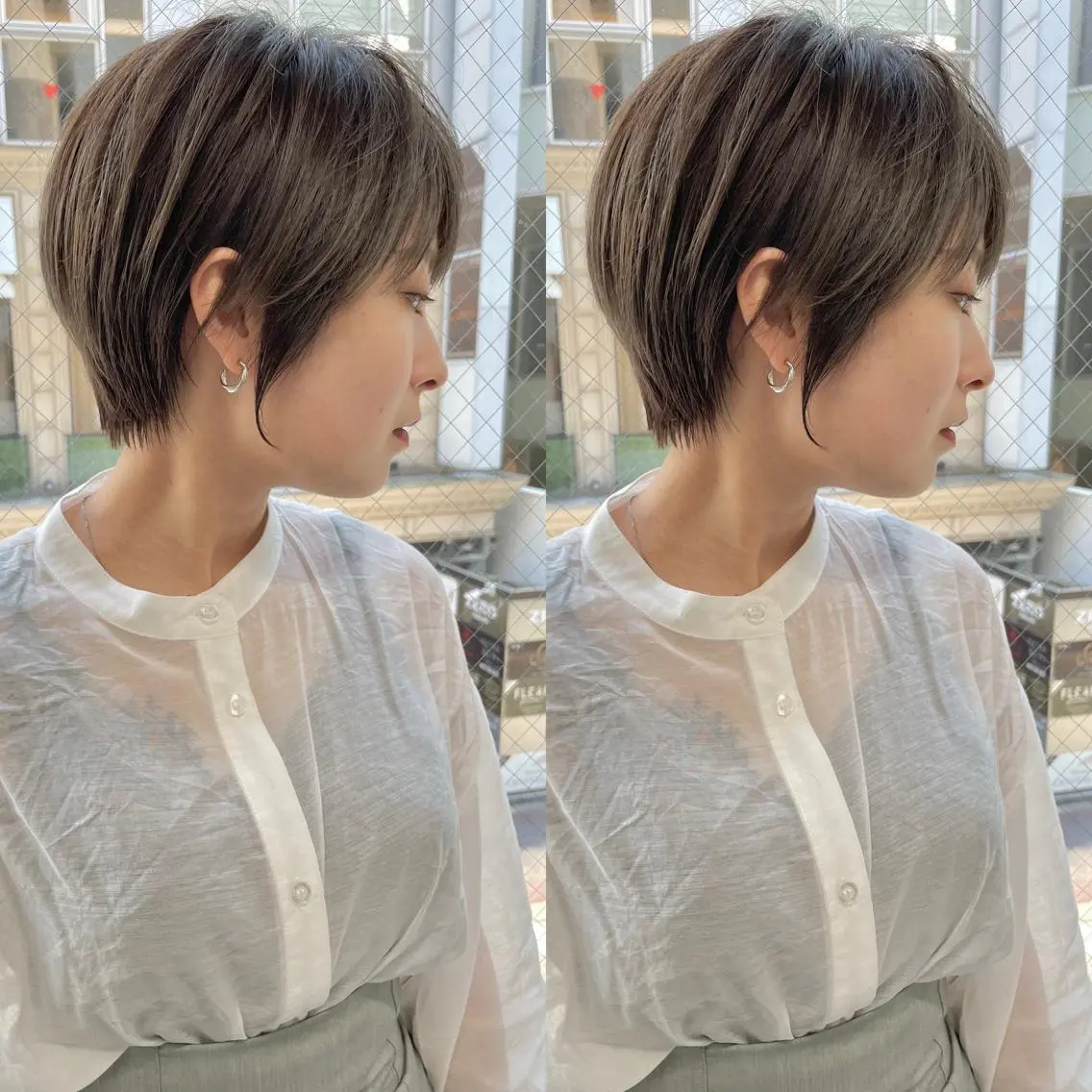 ショート カット トリートメント 髪質改善will hairdesignのヘアスタイル