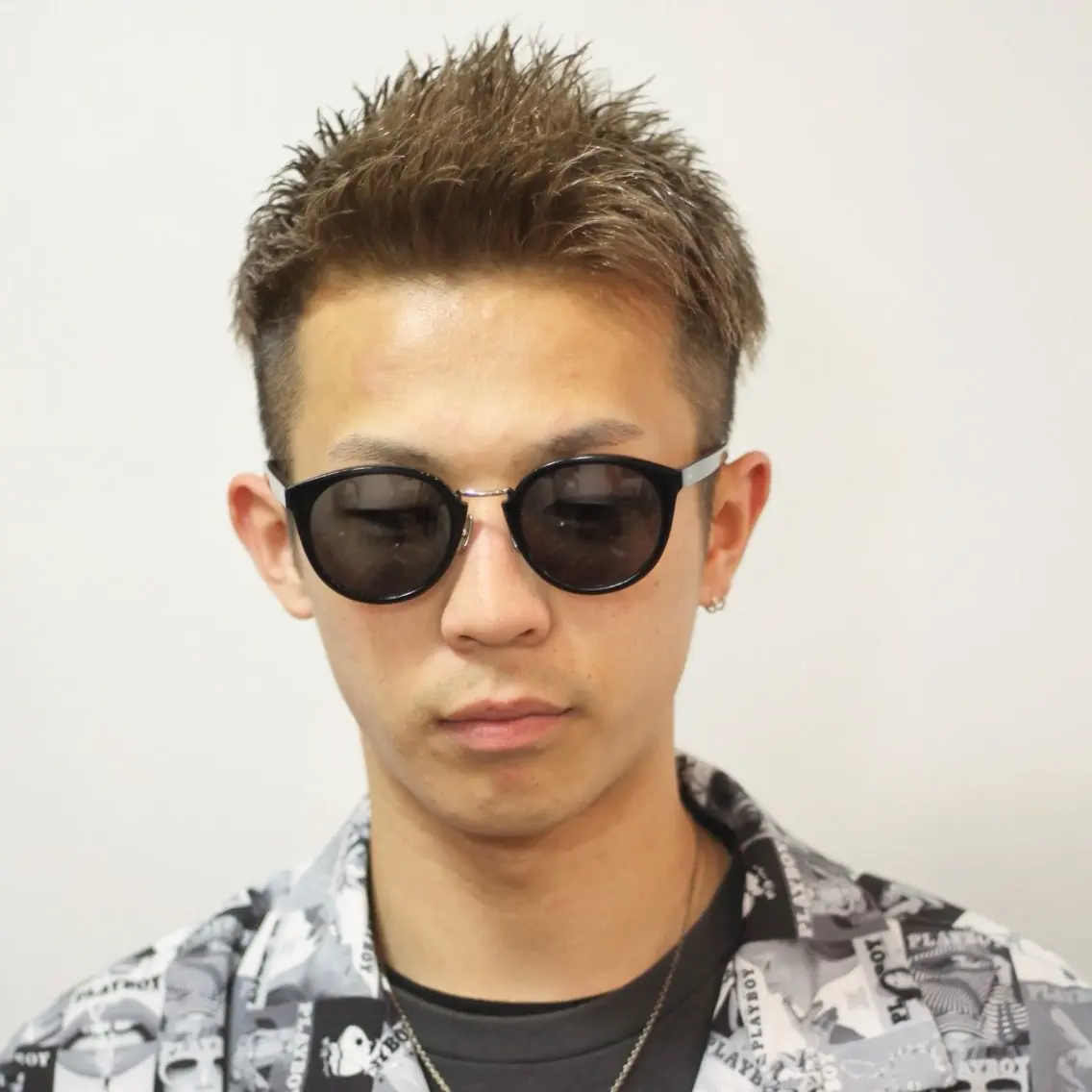 ショート メンズ 岩下 直生のヘアスタイル