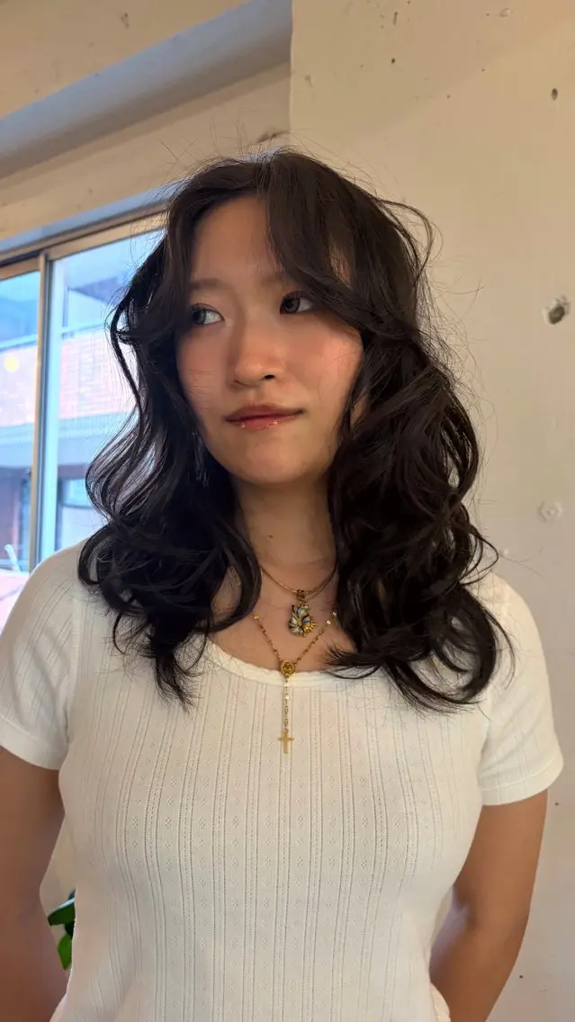 カラー 透明感カラー ヘアカラー あやの/横浜/ ｶﾗｰﾓﾃﾞﾙ募集中のヘアスタイル