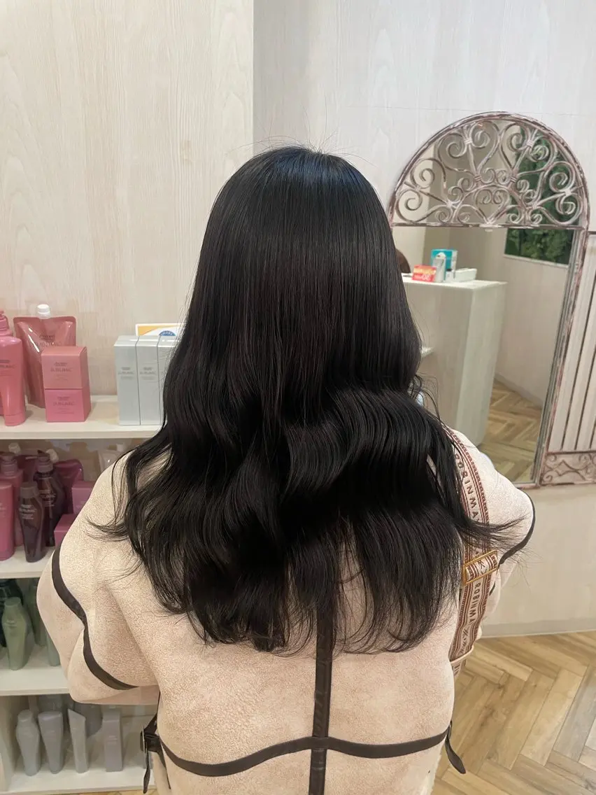 ロング カラー ヘアアレンジ グレージュ ダブルカラー/ レイヤー🍒齋藤 澪のヘアスタイル