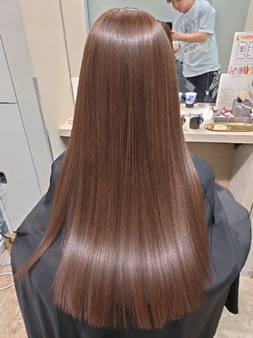 ロング 髪質改善 トリートメント 髪質改善/艶髪/ シノハラ✨縮毛矯正のヘアスタイル