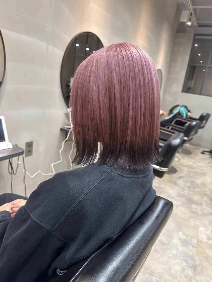 ミディアム カラー 阪田 素規のヘアスタイル