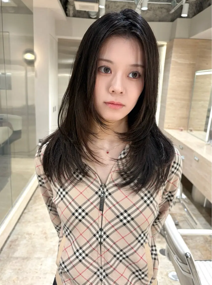 ミディアム カット 前髪・顔周りカット☆ あらいみゆのヘアスタイル