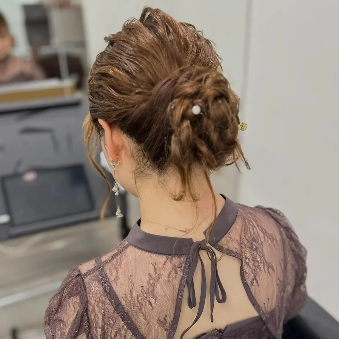 ミディアム ヘアアレンジ ヘアセット メンズ多数⚡ブリーチ 特化💚Acchonのヘアスタイル