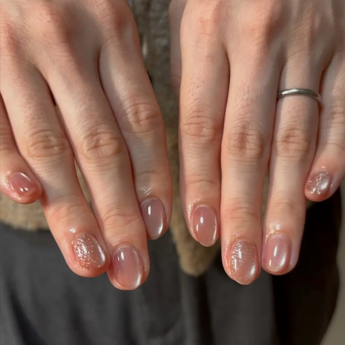 ネイル フラッシュネイル 氷ネイル・うるうるネイル キラキラネイル マグネットネイル ハンドネイル nail salon Lanaのネイルデザイン