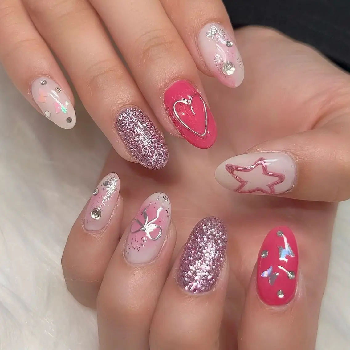 ネイル ハンドネイル 【Yappy🌈】 💖P-tanaのネイルデザイン