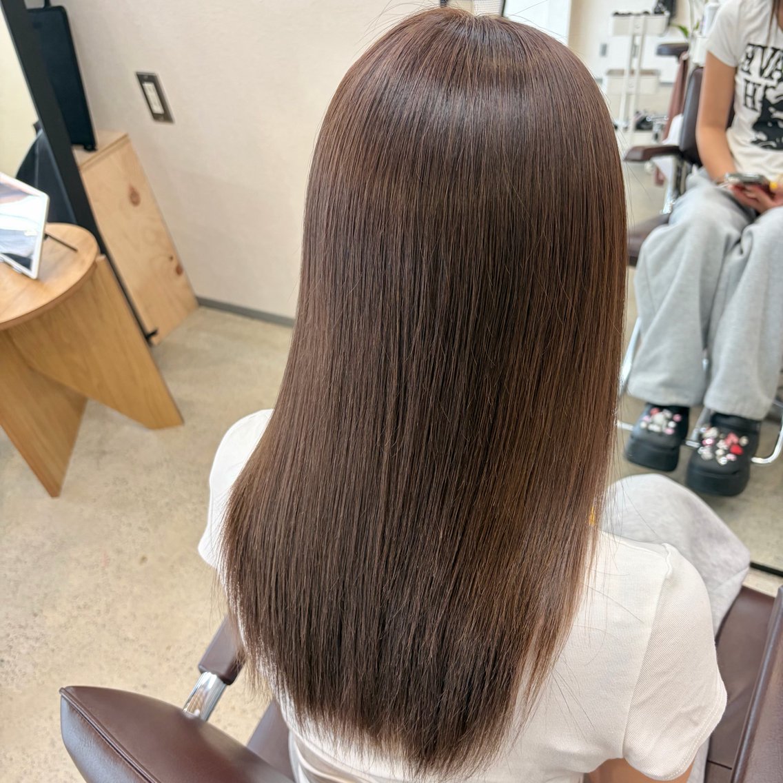 セミロング カラー ヘアカラー 🎀【顔周りカット】 Mayu🎀のヘアスタイル