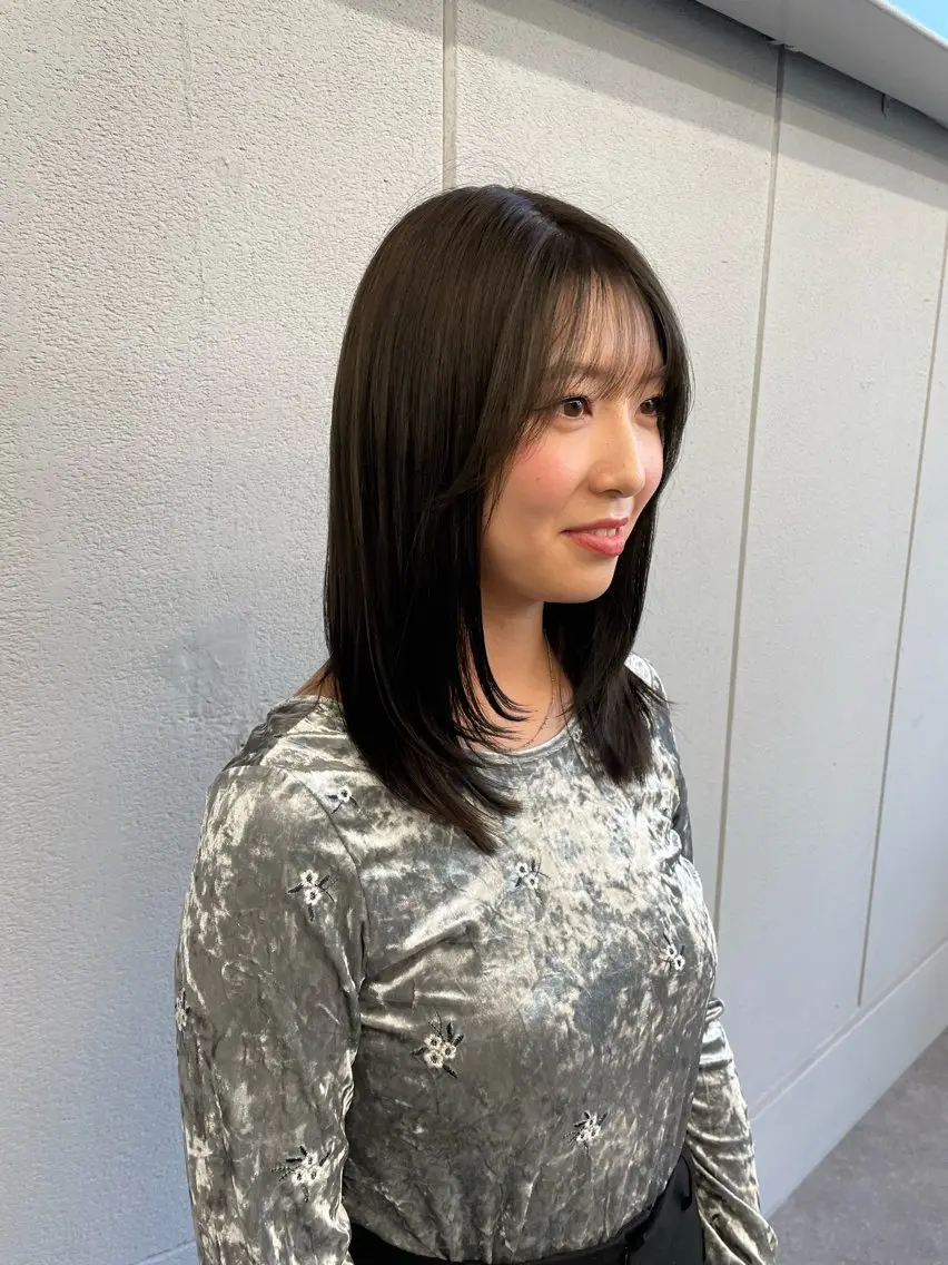 カラー ヘアカラー カラーモデル┋鶴見区 ┋横堤┋陽菜実୨୧のヘアスタイル