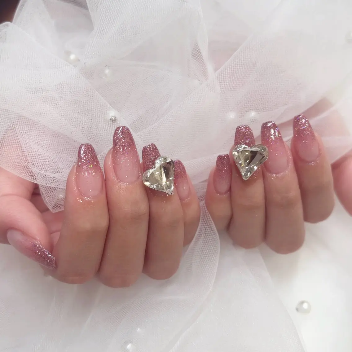 🎆ラメグラ︎︎デーション💎(オフあり/なし).ᐟオフありの場合＋￥1000の写真