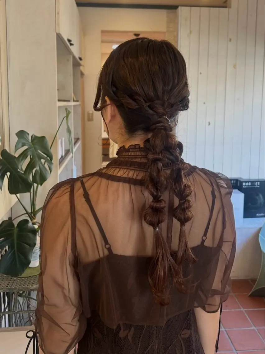 ヘアアレンジ ヘアセット Hanon 美桜のヘアスタイル