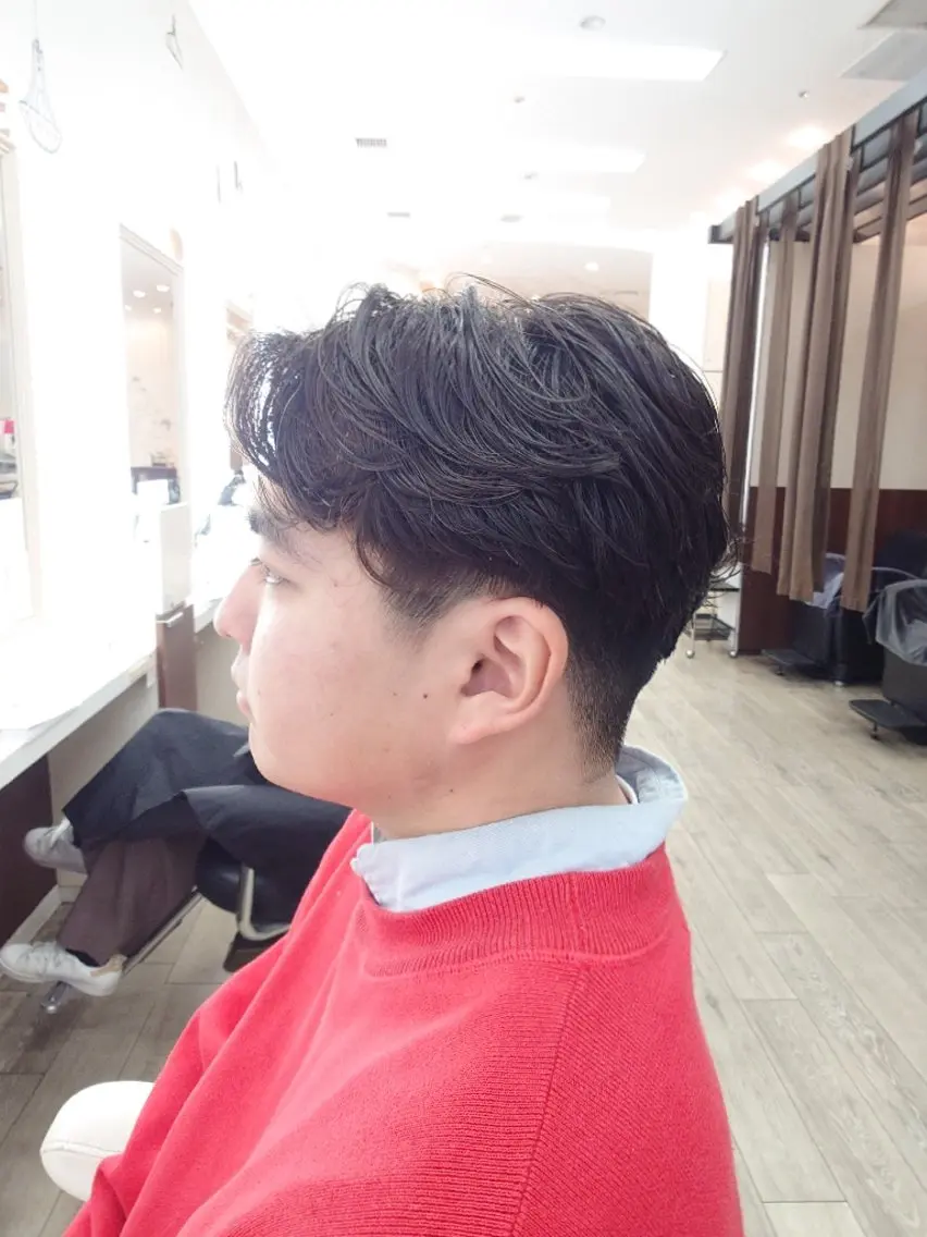【メンズ限定メニュー】カット＋パーマの写真